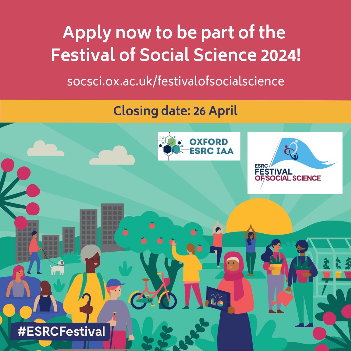 The #FestivalofSocialScience is back for 2024 and it needs you! We’re inviting social scientists from @UniofOxford & @oxford_brookes to share their research with the public at @Pitt_Rivers on Fri 1 Nov or elsewhere between 19 Oct-9 Nov. Find out more 👉socsci.ox.ac.uk/event/festival…