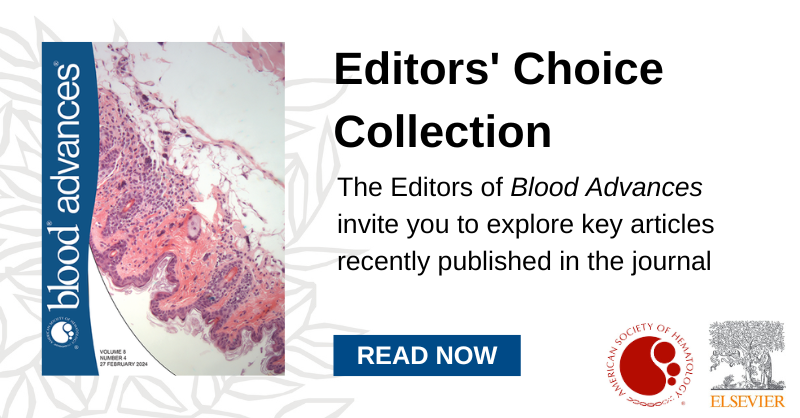 The Editors of @BloodAdvances invite you to explore widely read articles recently published in the journal. Read the Editors’ Choice collection here: spkl.io/601740rNJ @ASH_Hematology
