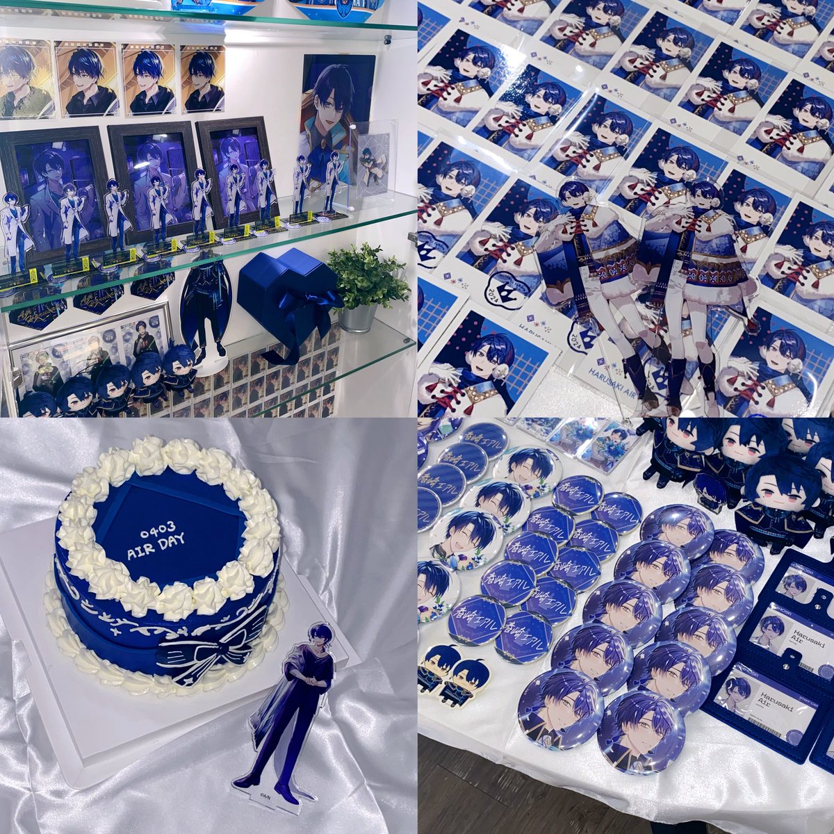 dlruddn212's tweet photo. #春崎エアル誕生日2024
#春崎エアル誕生祭2024

今年のケーキはエアルくんの衣装をイメージしたデザインです！
お誕生日おめでとう、大好きだよー！💙🍭 https://t.co/OWDpbFgBAW