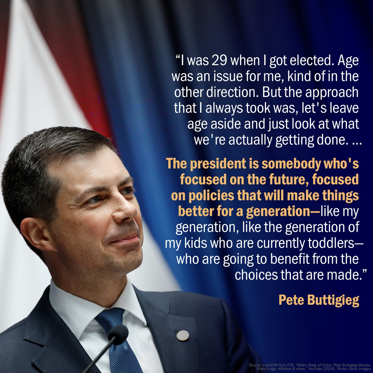 Just like @PeteButtigieg says—it’s the age of the ideas that matter, not the man.