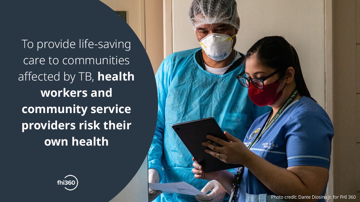 From providing access to #PPE for community health workers (#CHWs), to regular #TB screening among #FrontlineHealthWorkers, we have integrated essential protections to ensure #healthworkers are safe and supported as they work to deliver quality care. 
#WHWWeek