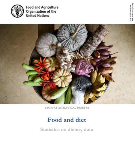 📣Great news! @FAO launched the Food and Diet domain on FAOSTAT. Features include harmonized stats for 24 nutrients, national level data, and sorting by area and population groups. A big step for data accessibility! 🔍Explore here: ow.ly/MFIw50R1N0x #DataMatter #DInA