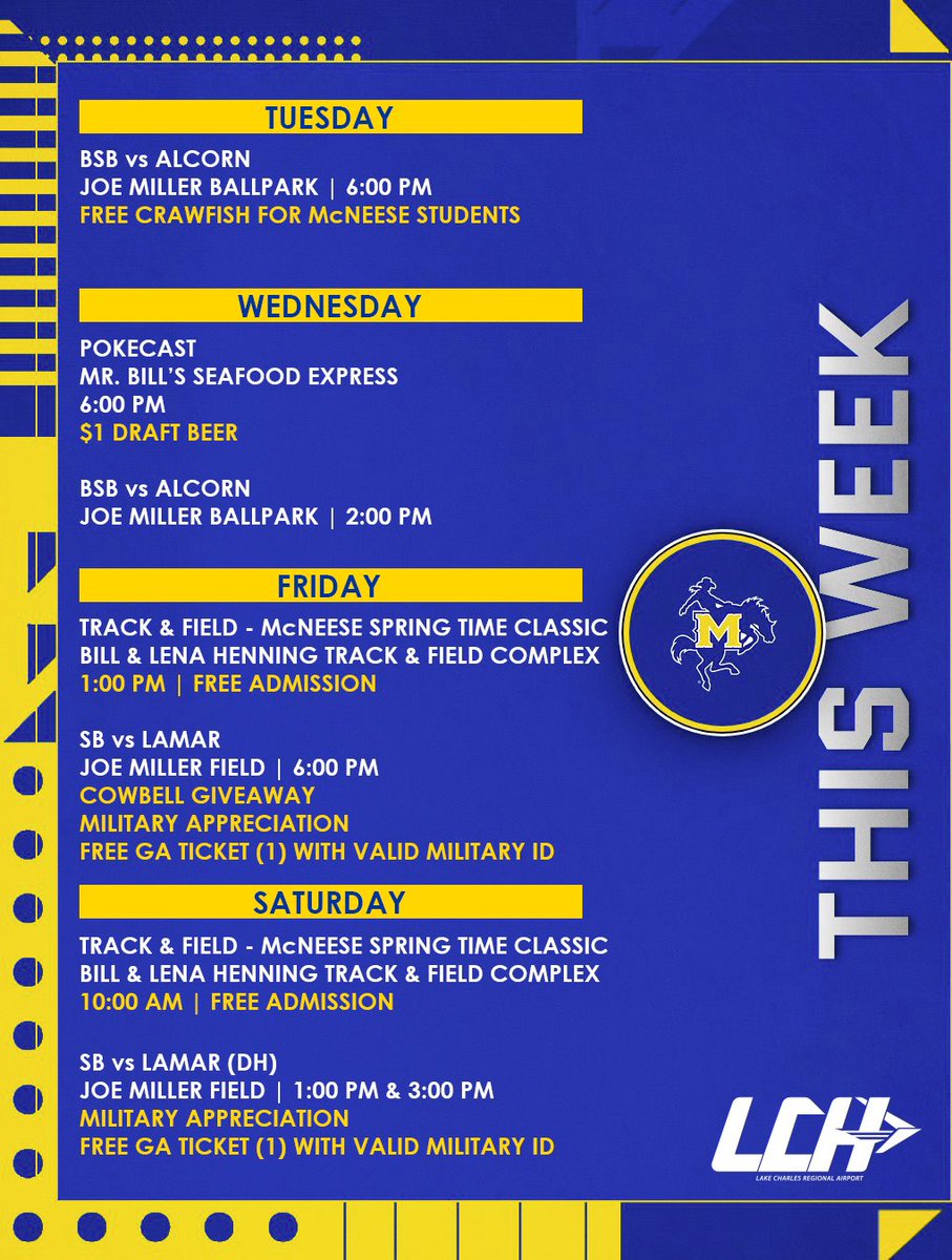 This week in Cowboy Country 🤠 #GeauxPokes