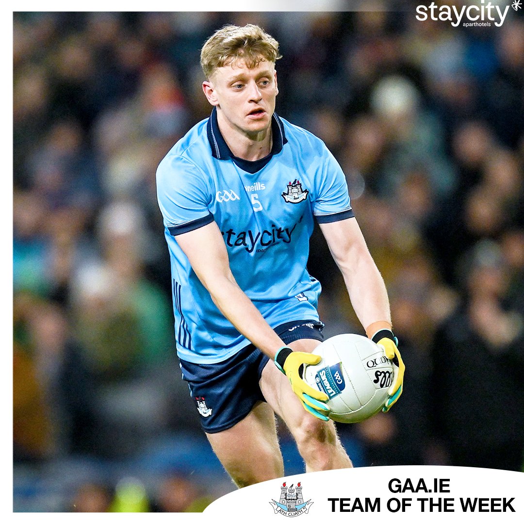 Well done to Cian Murphy, who has been named in the GAA Football Team of the Week 👕 #UpTheDubs