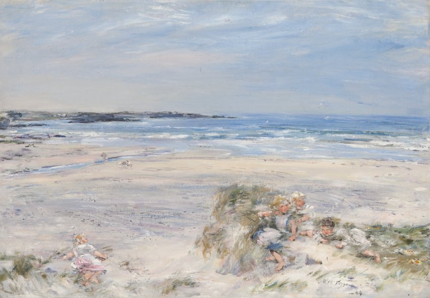 'Where the Birnie runs down to the Sea, Machrihanish' from our new exhibition on the work of Scottish artist William McTaggart (1835-1910). The exhibition features all his work held in our collection.