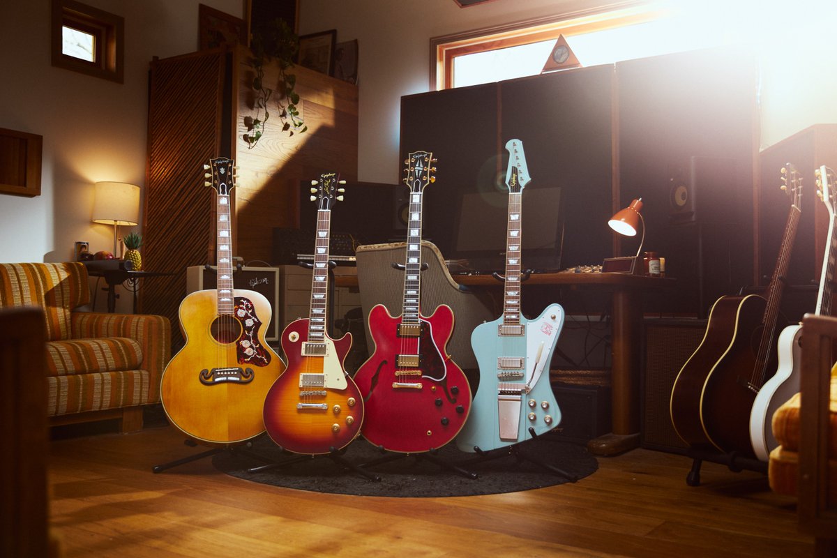 Introducing new additions to the Inspired by Gibson Custom Collection. Premium Custom Shop tone and components featuring USA pickups, historically accurate Gibson “open book” headstocks, and one-piece necks. Full lineup HERE: ow.ly/HIpQ50R6vau #epiphone #gibsoncustom
