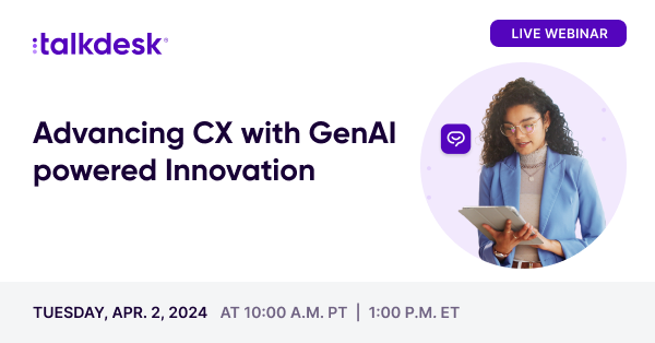 Dive into the world of AI powered innovation at our Spring 2024 release #webinar starting at 10:00 a.m. PT | 1:00 p.m. ET🌐. Explore how Talkdesk Autopilot is changing game in #Healthcare, #Banking & #Retail. Register now: bit.ly/3V4fxlu #AI #TalkdeskAI #CX 🎙️💻