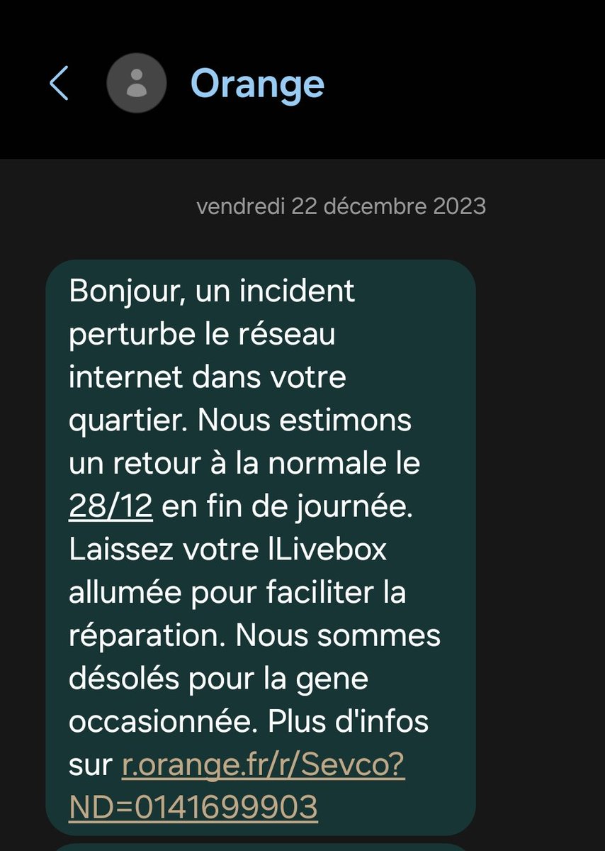 stomrom's tweet photo. @Orange_conseil une explication pour les incidents à répétition ds mon quartier, en gros tous les mois et demi ?? et 7jours pour réparer à chaque fois c'est sérieux !!!?? on peut pas faire 1 réparation pérenne ?!! https://t.co/fCBUVuBTPB