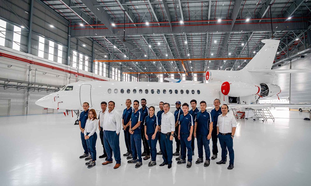 PR | Dassault Expands Global MRO Footprint with new ExecuJet Facility in Kuala Lumpur 🇲🇾. Read more: bit.ly/3TUfiIW