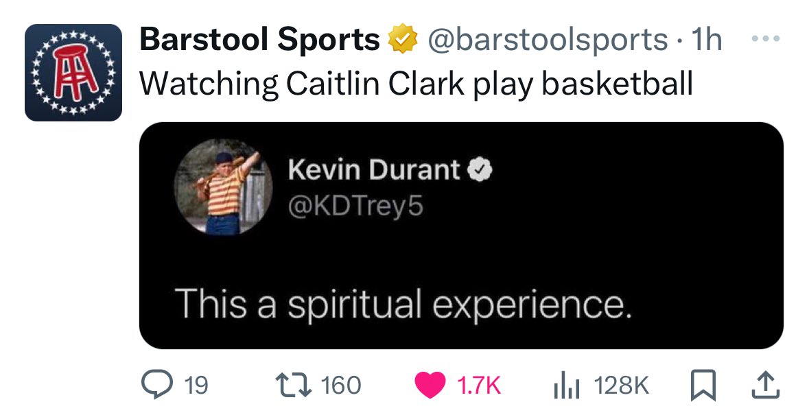 I feel like I got baptized last night.