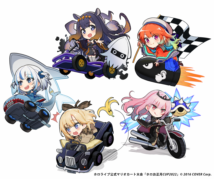 がうるぐら ,森美声 ,一伊那尓栖 ,小鳥遊キアラ ,小鳥遊キアラ(通常) ,ワトソン・アメリア ,ワトソン・アメリア(通常) 「#欲望はぜんぶ口に出したほうが仕事につながるSDイラスト大好きです!版権・Vtu」|河地りん@次GWﾃｨｱ_G-55bのイラスト