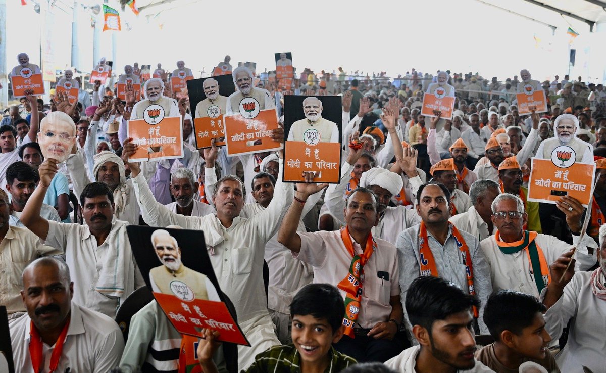 It’s BJP all the way across Rajasthan! Here are some glimpses from Kotputli.