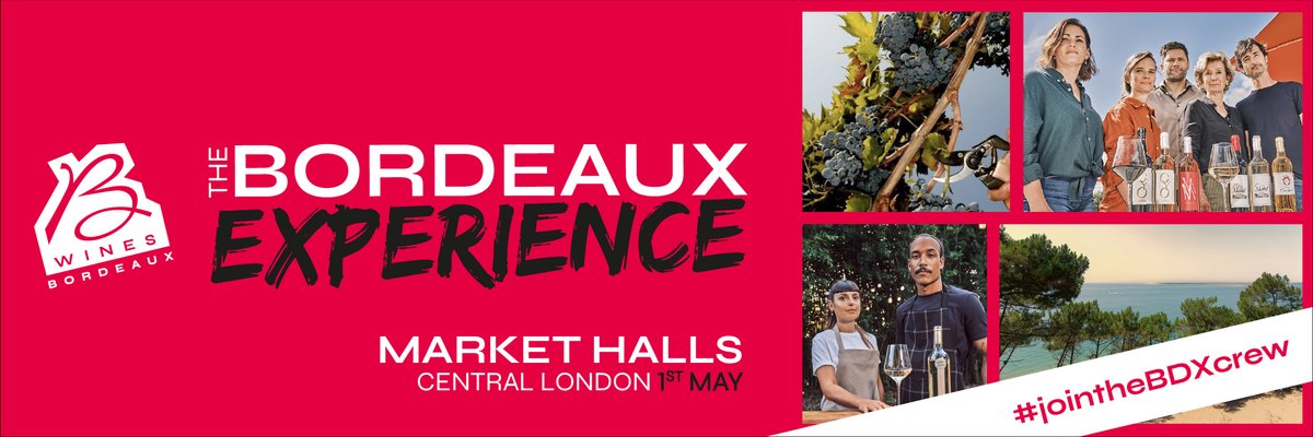 Less than a month to go until we bring The Bordeaux Experience to London. Rediscover our wines, meet our winemakers, enjoy great food and #JointheBdxCrew. Register here today: eventbrite.co.uk/e/the-bordeaux…