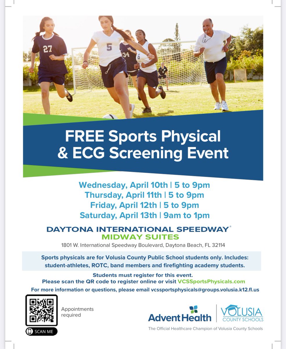 ATTENTION BULLDOGS!! One week away from the FREE sports physicals.