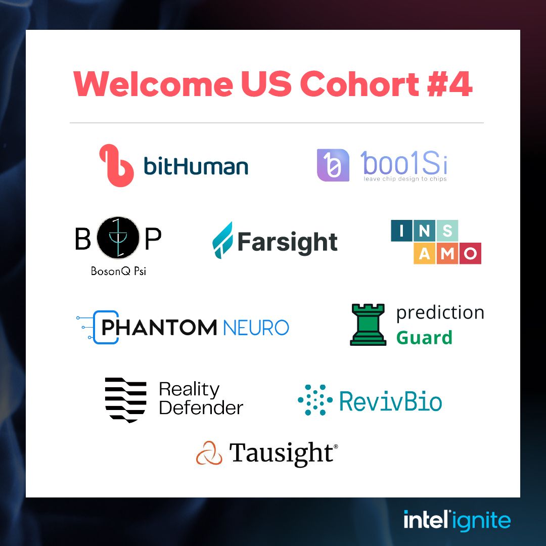 We are thrilled to share that Prediction Guard has been selected to join the esteemed US Cohort 4 at @IntelIgnite!🌟 Being selected for this exclusive cohort underscores our commitment to transforming AI security and compliance.🔒 
🧵👇
#PredictionGuard  #IntelIgnite #DeepTech
