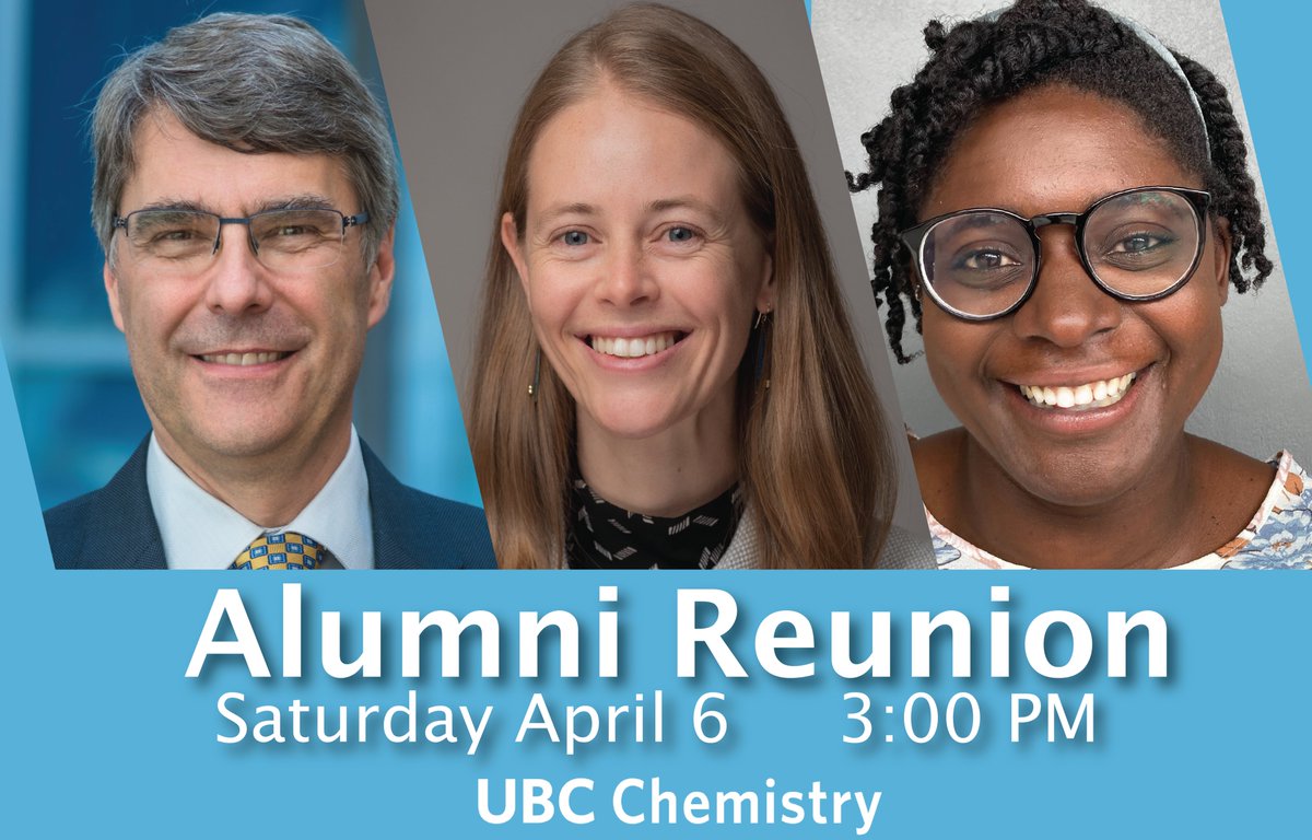 Only 4 days until our Spring Alumni Reunion! RSVP today: event.fourwaves.com/chemalumnireun… Join us to hear exciting talks from our featured speakers, followed by a reception with light snacks and appetizers. We look forward to welcoming you back to campus!