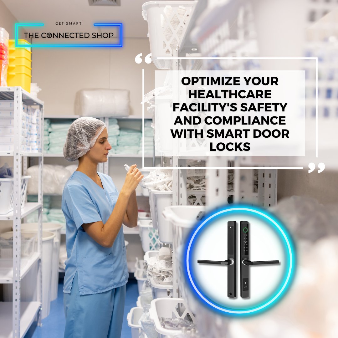 🏥 Improve the safety and compliance of your healthcare facility by integrating our state-of-the-art smart door locks, specifically designed for sensitive areas like medication storage rooms and staff-only zones.

👉 theconnectedshop.com/collections/sm…

#TheConnectedShop #SmartDoorLocks