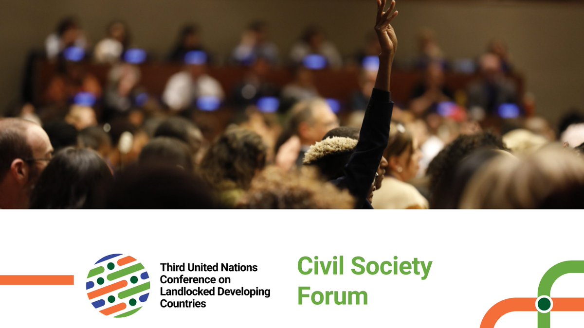 The #LLDC3 Civil Society Forum will be a unique opportunity for global leaders and various stakeholders to collaborate with civil society to mould the sustainable development blueprint for LLDCs. ✨ Learn more about the forum and stay engaged ➡️ buff.ly/3VAq2x6