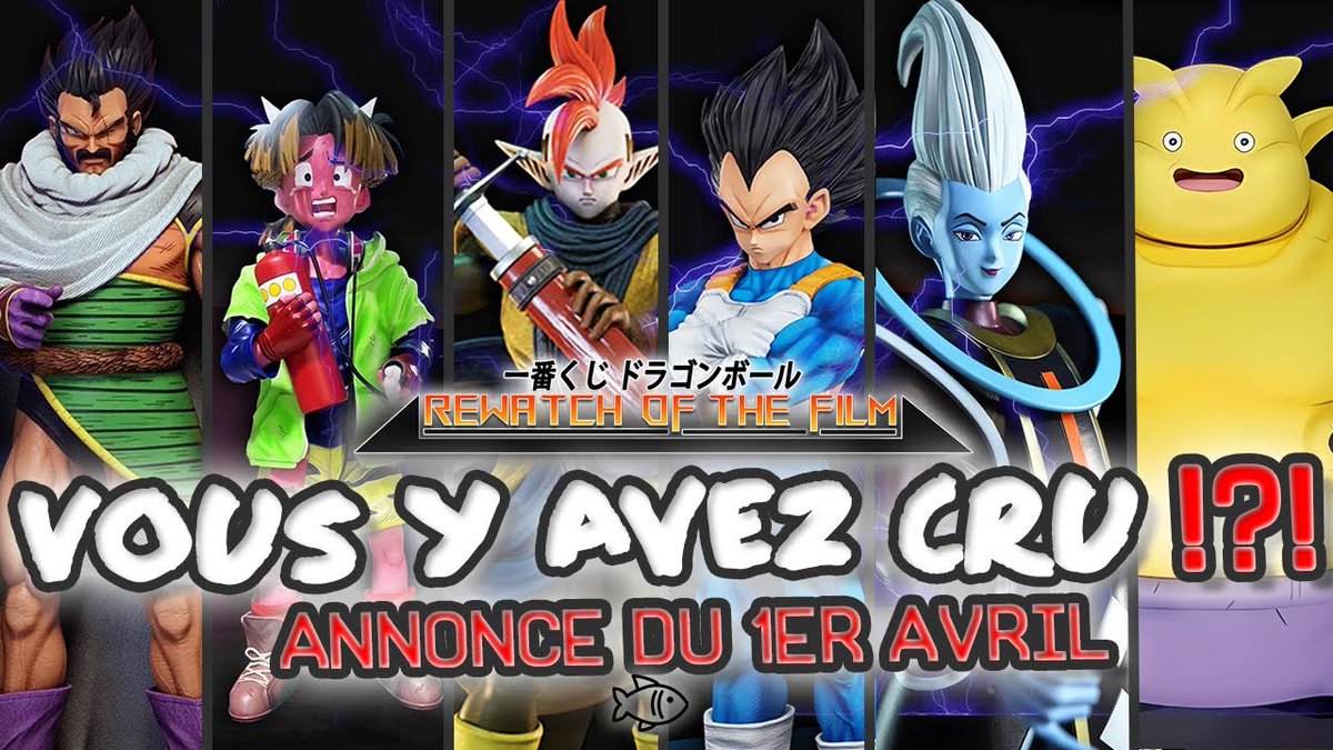 Allé !! On Débunke les annonces du 1er avril.

#AprilFoolsDay2024 #Poissondavril #DragonBallZ @ichibanKUJI #figure #rewatchofthefilm #DragonballArise