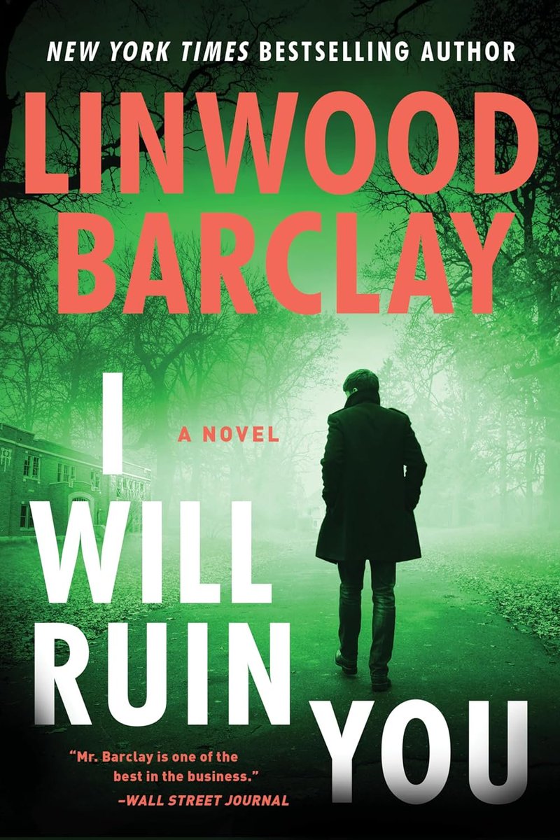Booklist on I Will Ruin You : “... Barclay’s new book ... due to a single, mind-blowing revelation (is) probably the best book he’s ever written … he outdoes himself, taking a big risk that pays off spectacularly ... A standout novel.' May 7 in North America, July 18 in the UK.