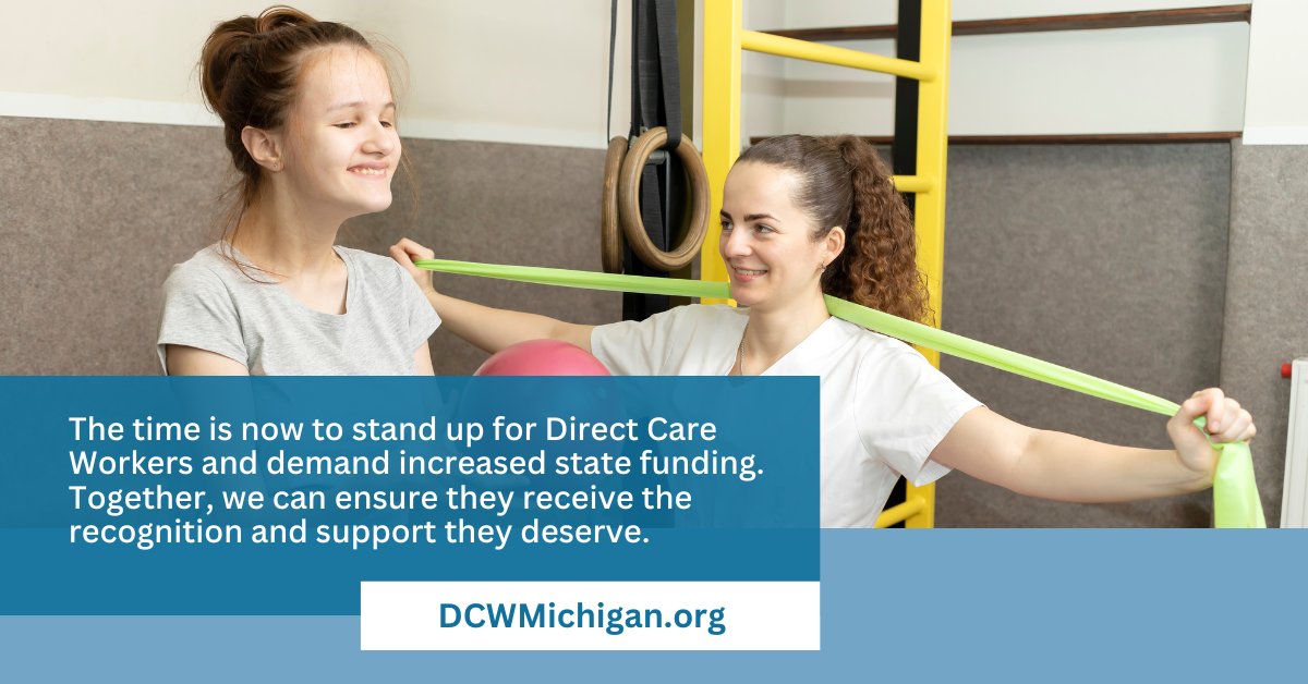 #MiLeg can make these items a reality for our state's Direct Care Workers: equitable wages, less time doing paperwork and more time taking care of people, and an accessible career pathway to professionalize the field. #More4DCWs