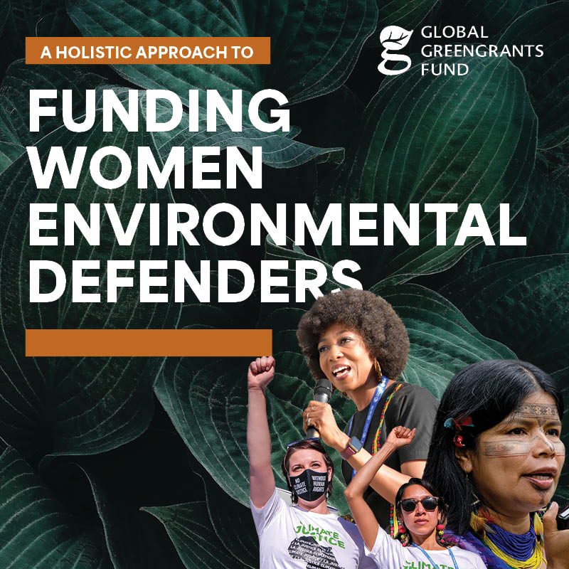 We're excited to launch our new report, “A Holistic Approach to Funding Women Environmental Defenders!” This report offers an overview of the state of funding for women environmental defenders, and makes concrete recommendations for philanthropy. 🔗: greengrants.org/press/funding-…