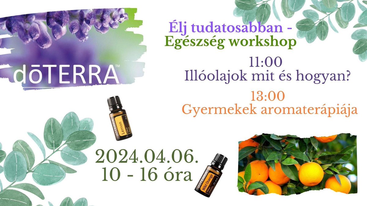 illatdoktor's tweet photo. Illóolaj és Ásvány börze!
VÁc-Madách Imre Művelődési Központ
(2600 Vác, Dr. Csányi L. krt. 63.)
2024.04.06 10-16h https://t.co/Llgipz4V6W #ásványbörze
#egészségworkshop #újéletmód #illatdoktor #vác https://t.co/ETuRgalNOc