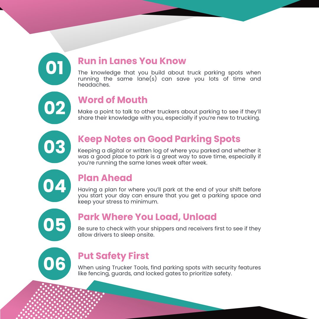 SheTrucking's tweet image. Park smart with Trucker Tools: where safety meets convenience for truckers on the go!

#shetrucking #truckertools #truckparking #safetyfirst