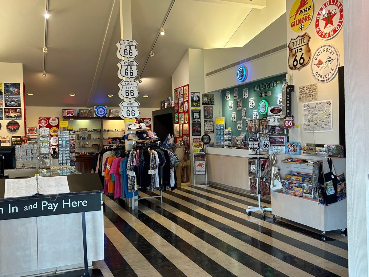 Route66museum's tweet photo. Visit the Oklahoma Route 66 Museum in Clinton, OK and shop our wonderful gift shop for a wide selection of Route 66 memorabilia! We look forward to seeing you! #route66ok #route66 #thingstodoinoklahoma https://t.co/djB5CAvS2c