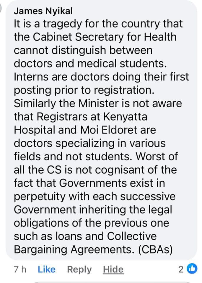 Seme MP, Dr James Wambura Nyikal, has just called your favourite Health CS, clueless. Everyone has decided there will be no massaging the donkey down the slope, anymore.