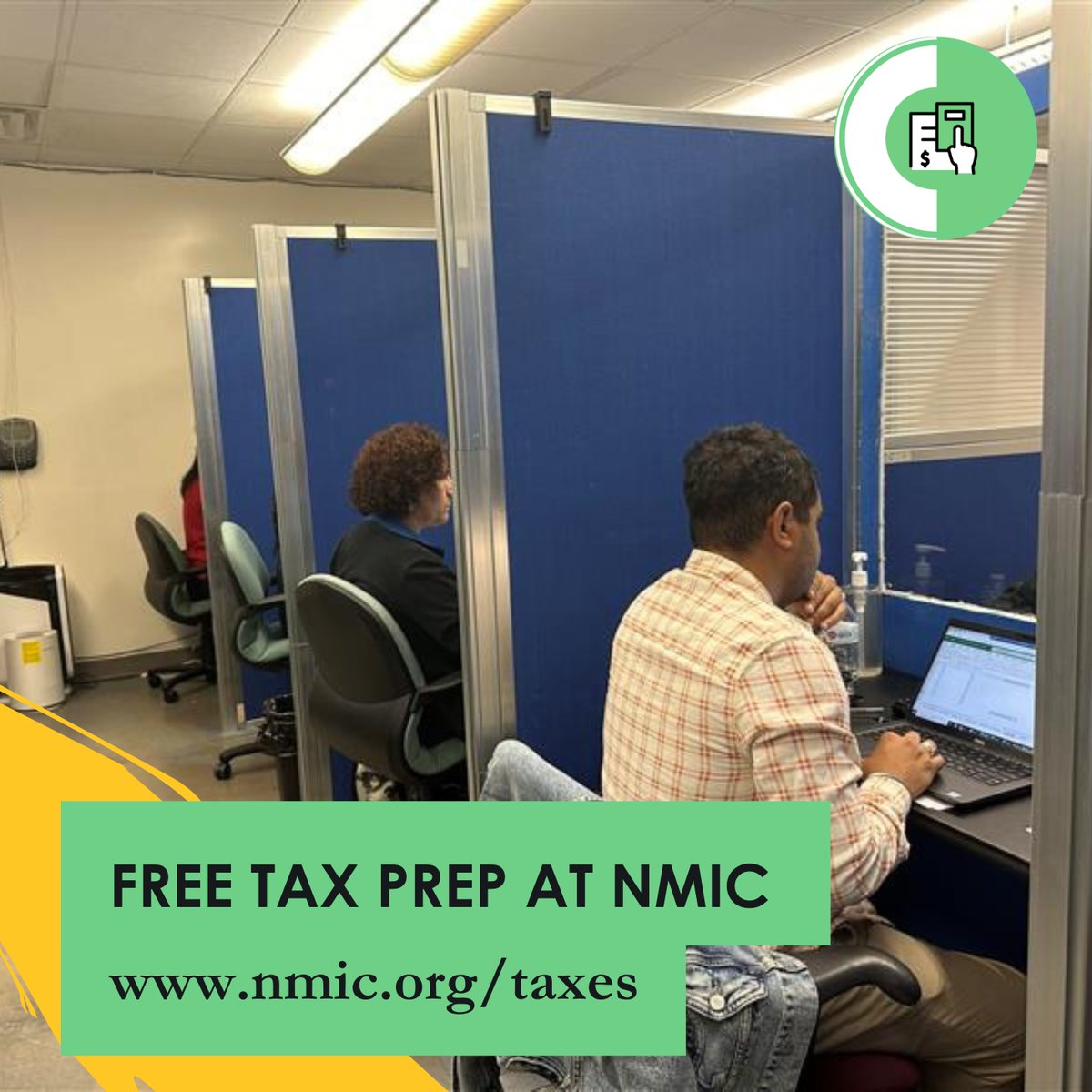 Exciting news! NMIC's Free Tax Prep service now accepts walk-ins every day of the week. You can also schedule an appointment online at nmic.org/taxes or by calling us at (929) 415-8745 on Fridays from 9:00 AM to 11:00 AM. #NYCFreeTaxPrep