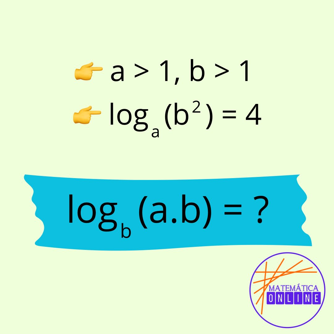 matematiconline's tweet photo. Quem quer arriscar na solução❓
👉 logaritmos

▪️ Tens dúvidas a matemática nesta ou noutras matérias??
▪️ Estudas em Faro??
▪️ Marca já as tuas explicações, vagas limitadas… 😀

#math #nunorosario #matematica #matematicaonline #curiosidades #logaritmos #expressoesmatematicas https://t.co/BoLbOjumsV