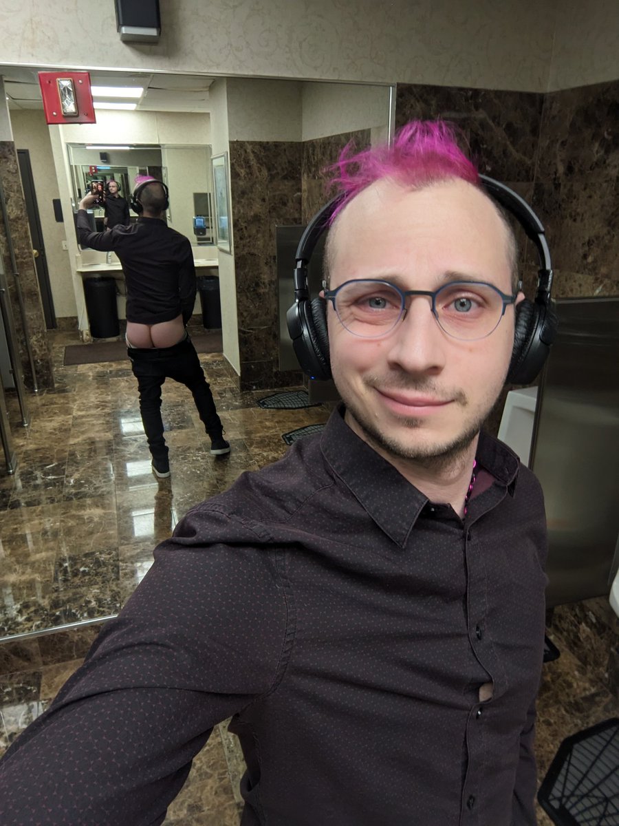 Well nothing like getting a little cheeky at work.