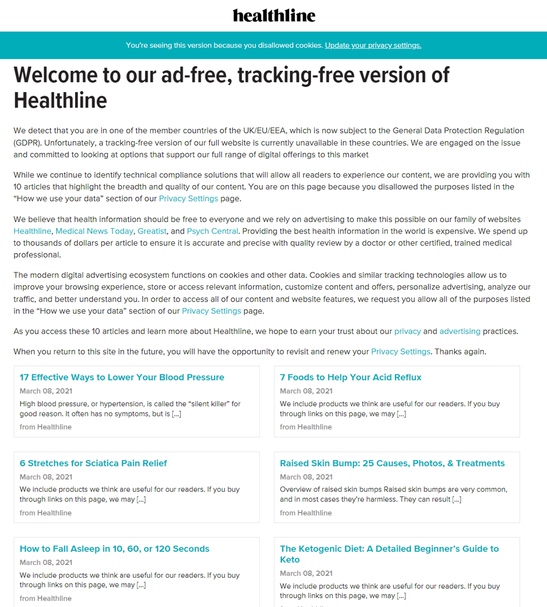 Bloggingedition's tweet photo. @Healthline @Google Guys really? @Healthline revolting really! https://t.co/IRryENoJl6
