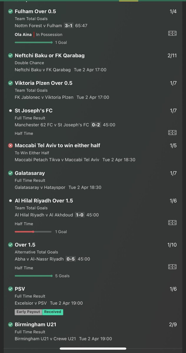 Footy_Tipsters's tweet photo. So infuriating. Maccabi Tel Aviv conceded a 98th minute goal which has cost the accumulator 😫 https://t.co/Kf0IuxehAQ