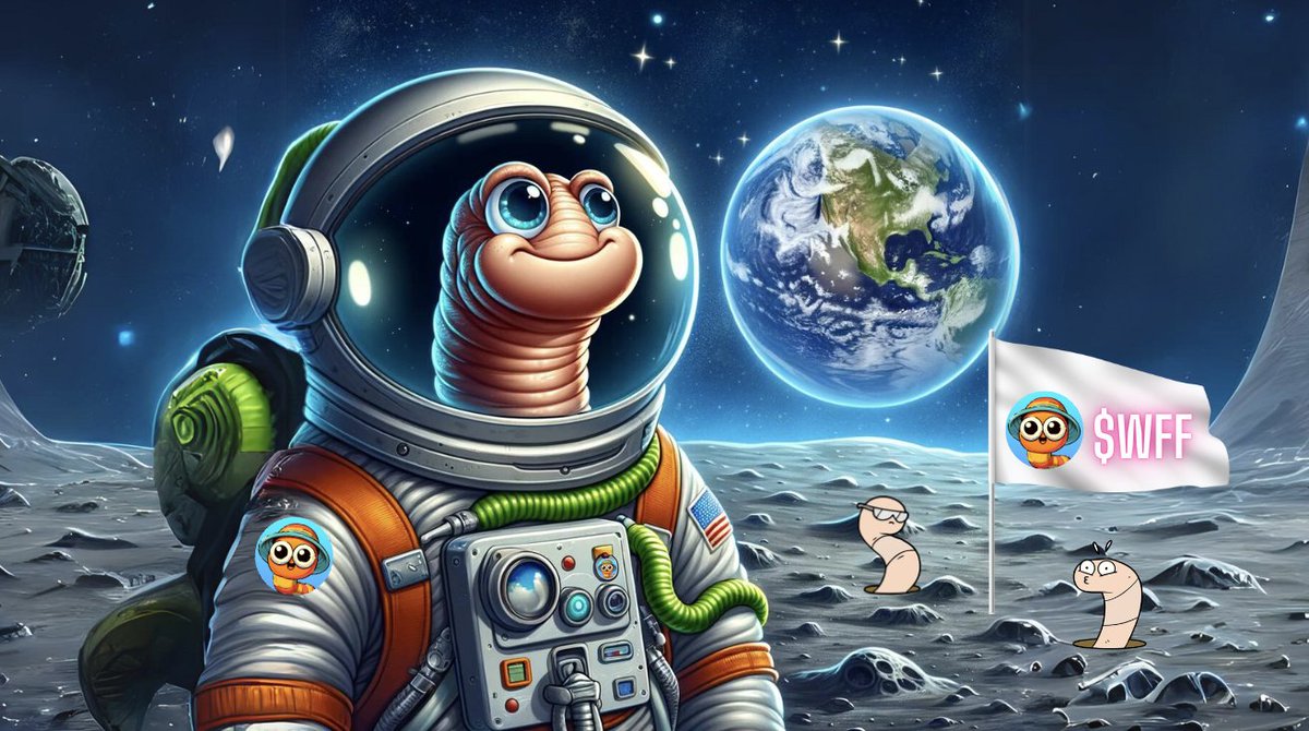 Feels great to be on the moon, Worms fam! 🐛🧡 The view of Earth from here is unmatched - something @NASA and @SpaceX know all too well 😎 #WFF $WFF #memecoin #Memecoin2024