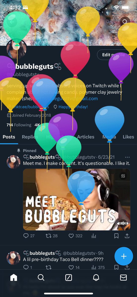 The torment of being an April Fools baby is that no one ever believes it’s my birthday and are too scared to fall for a potential joke. Anyway, I turned 32 yesterday. ✌️