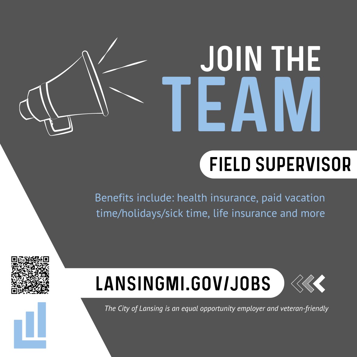 The City of Lansing is seeking to hire a Field Supervisor to work in the Parking Services Office! Learn more and apply now: governmentjobs.com/careers/lansin….