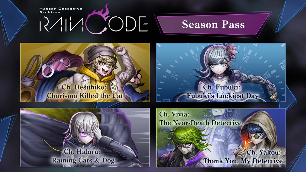 ☔ Enjoy the Season Pass of Master Detective Archives: #RAINCODE at an incredible discount of up to 20% off on the North American #Nintendo eShop! Let's learn more about the fascinating members of the Nocturnal Detective Agency! Nintendo eShop page: nintendo.com/us/store/produ…