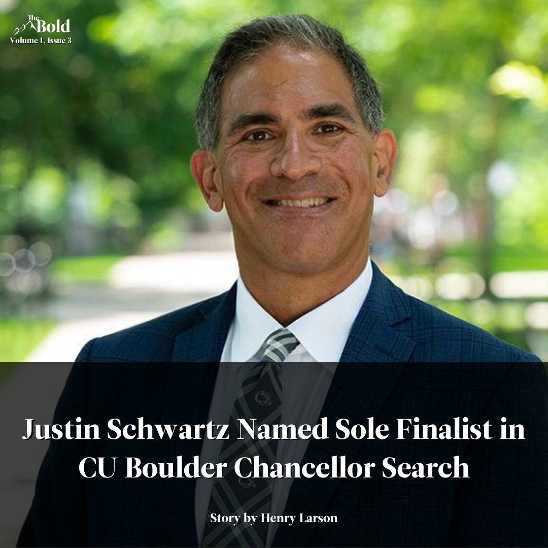 BREAKING: Dr. Justin Schwartz, the current provost and executive vice president at Pennsylvania State University, is the sole finalist for the University of Colorado Boulder’s next chancellor.⁠

Tap the link to read our coverage: l8r.it/jJEo