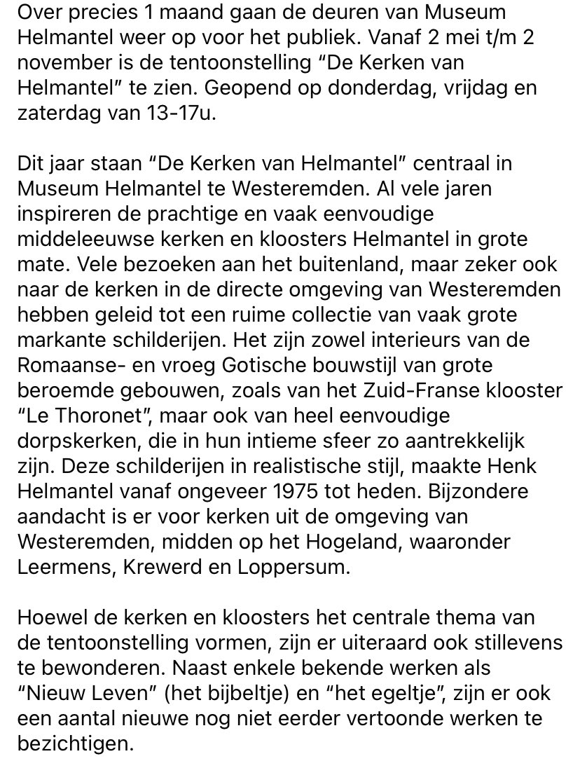 Museum Helmantel tweet media