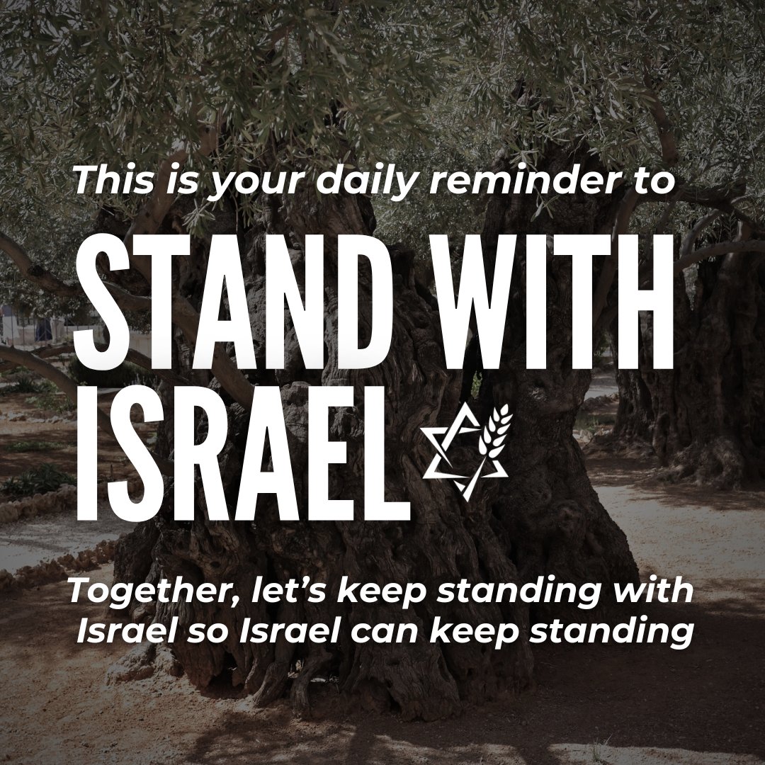 Thank you for continuing to #StandWithIsrael! Feel free to share this post as an encouragement to others to do the same! Have a great day, friends! 

#JewishVoice #Israel #PrayForIsrael #StandForIsrael #EndAntiSemitism #StopAntiSemitism #NeverAgainIsNow #StillStandingWithIsrael