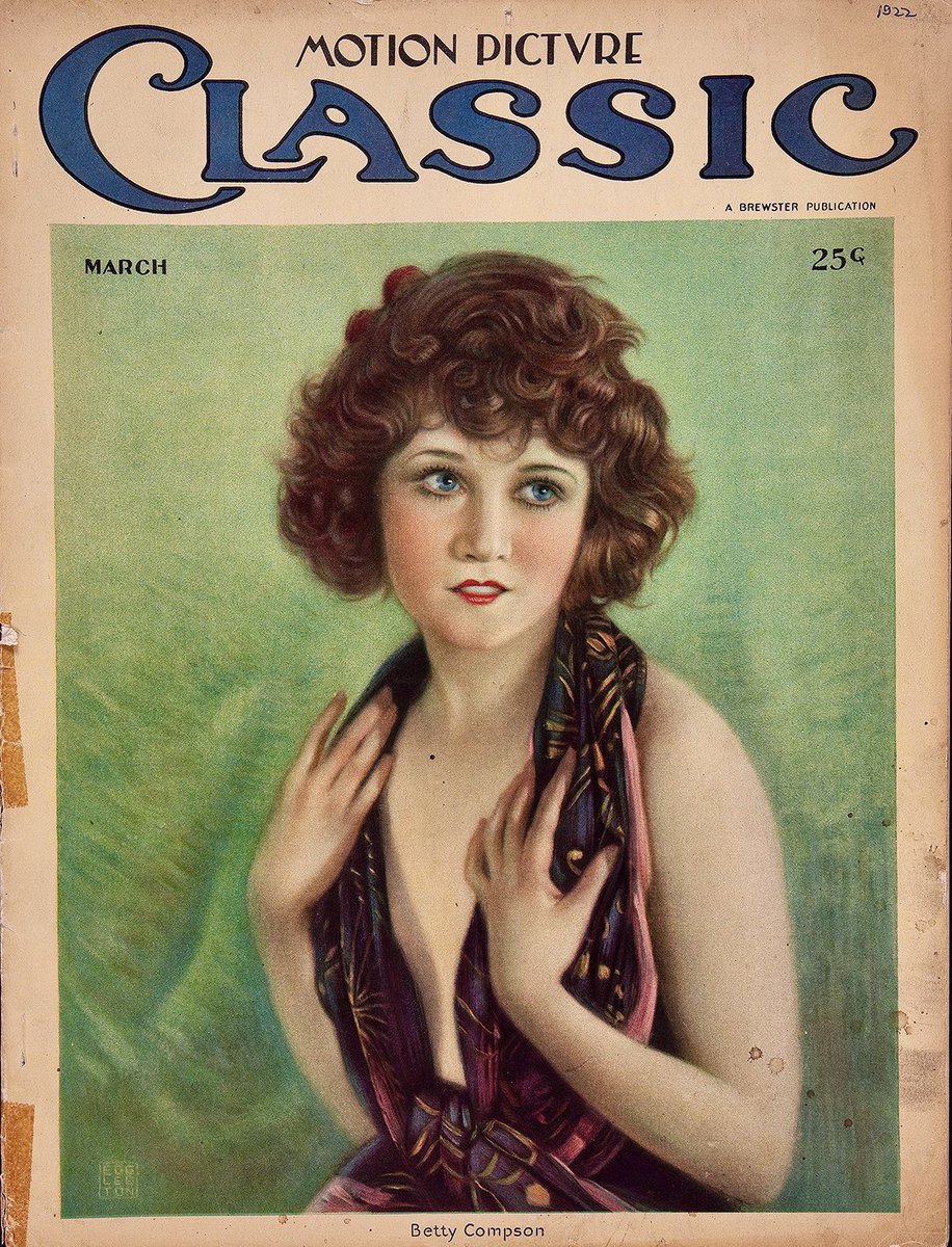 FrankMalfitano's tweet photo. OLD MAGAZINES: Motion Picture Classic, March 1922 #BettyCompson #silentmovies #moviestar #actress #1920s #oldmagazines https://t.co/I6aux0q9iN