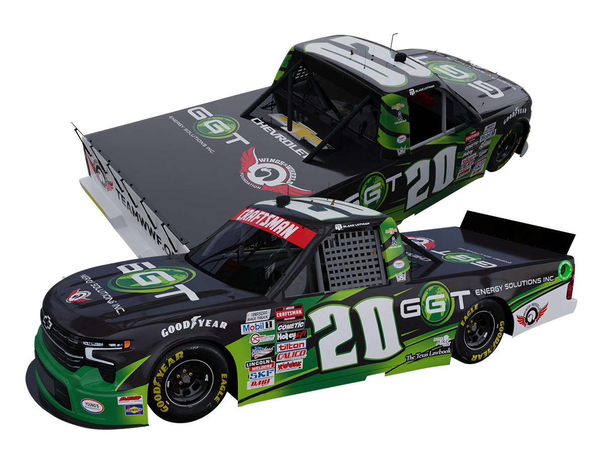 NEWS: @Blake_Lothian will compete in Friday's NASCAR Craftsman Truck Series event at <a href="/MartinsvilleSwy/">Martinsville Speedway</a>, driving the No. 20 <a href="/GGTEnergy/">GGT Energy Solutions</a> Chevrolet Silverado for <a href="/youngsmtrsports/">Young's Motorsports</a>.

#NASCAR