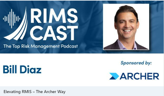 Don't miss this podcast: 'Elevating RMIS - The Archer Way'! Archer CEO Bill Diaz discusses the importance of integrating #insurance strategies within comprehensive #riskmanagement frameworks and how Archer RMIS AI will change the game. archer.ws/49fL6MI