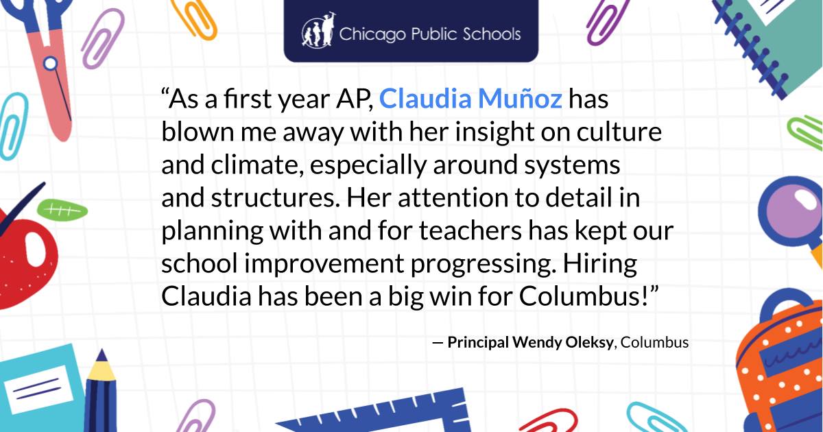 ChiPubSchools's tweet image. It&apos;s #CPSAPWeek24, and we&apos;re spotlighting our amazing Assistant Principals! 

#TheBestAreWithCPS #CPSrunsonaps #APWeek
