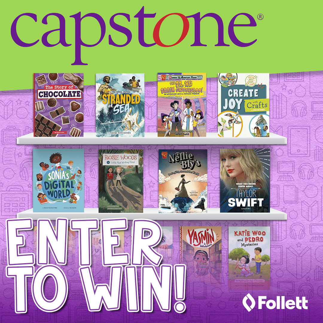 🎉 GIVEAWAY 🎉 bit.ly/4cFRUWH Don’t miss your chance to be one of six lucky educators who will win the hottest elementary level titles from @CapstonePub, chosen by well-known librarian @shannonmmiller! #InternationalChildrensBookDay #ChildrensBookDay #KidLit #EdChat