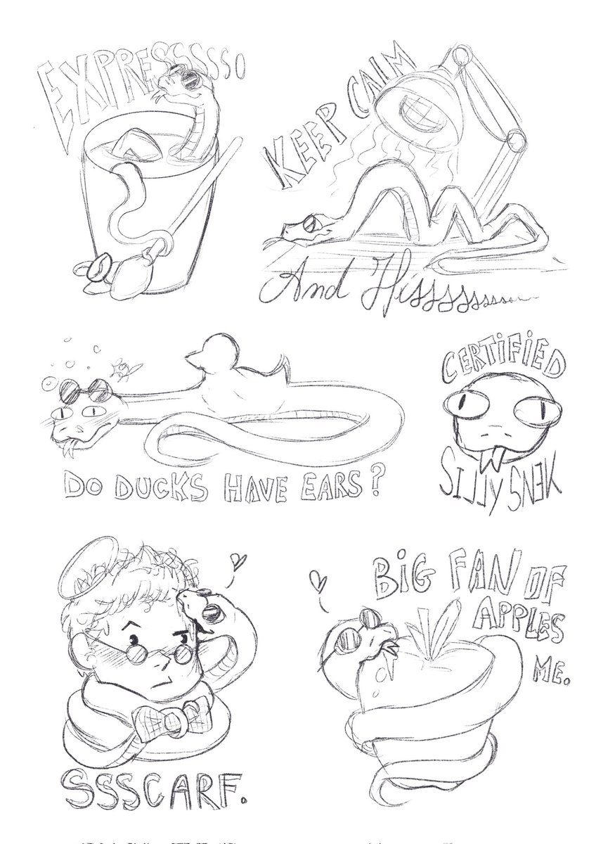 Big Brain Snek. 
#goodomens #crowley