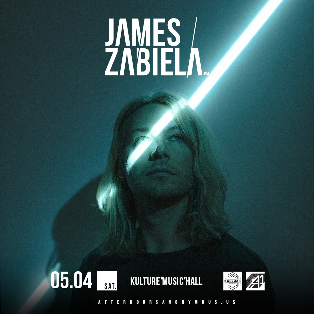 AfterHours Anonymous & Kulture Music Hall are thrilled to welcome back James Zabiela for a set that's guaranteed to flex the BassBoss system to the MAX! TICKETS: AfterHoursAnonymous.us - - @Afterhours_Anon @HallKulture @jameszabiela