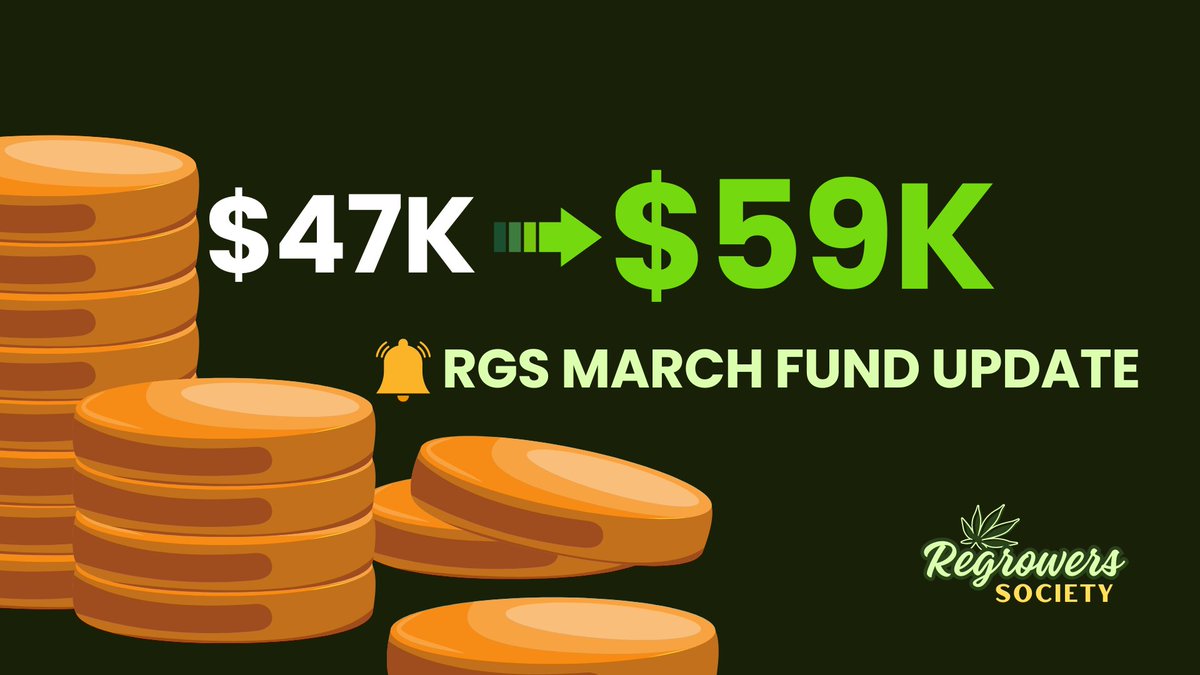 Regrowers's tweet photo. Regrowers, a detailed update is long overdue. 

For now, celebrate the March fund update. https://t.co/vEeTtSMi3L